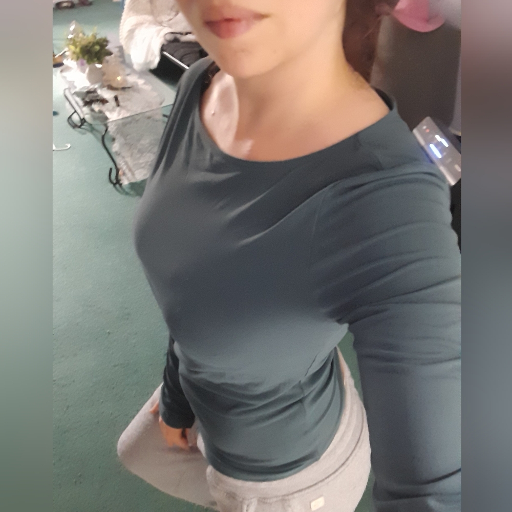Teal Long Sleeve Top